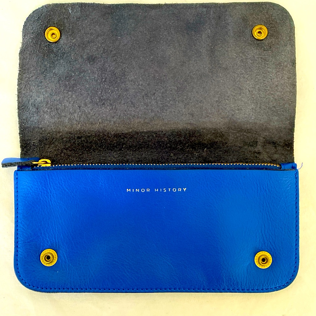 Minor History The Ledger Royal Blue Long Wallet 100% Leather Vgc — image 3 of 8